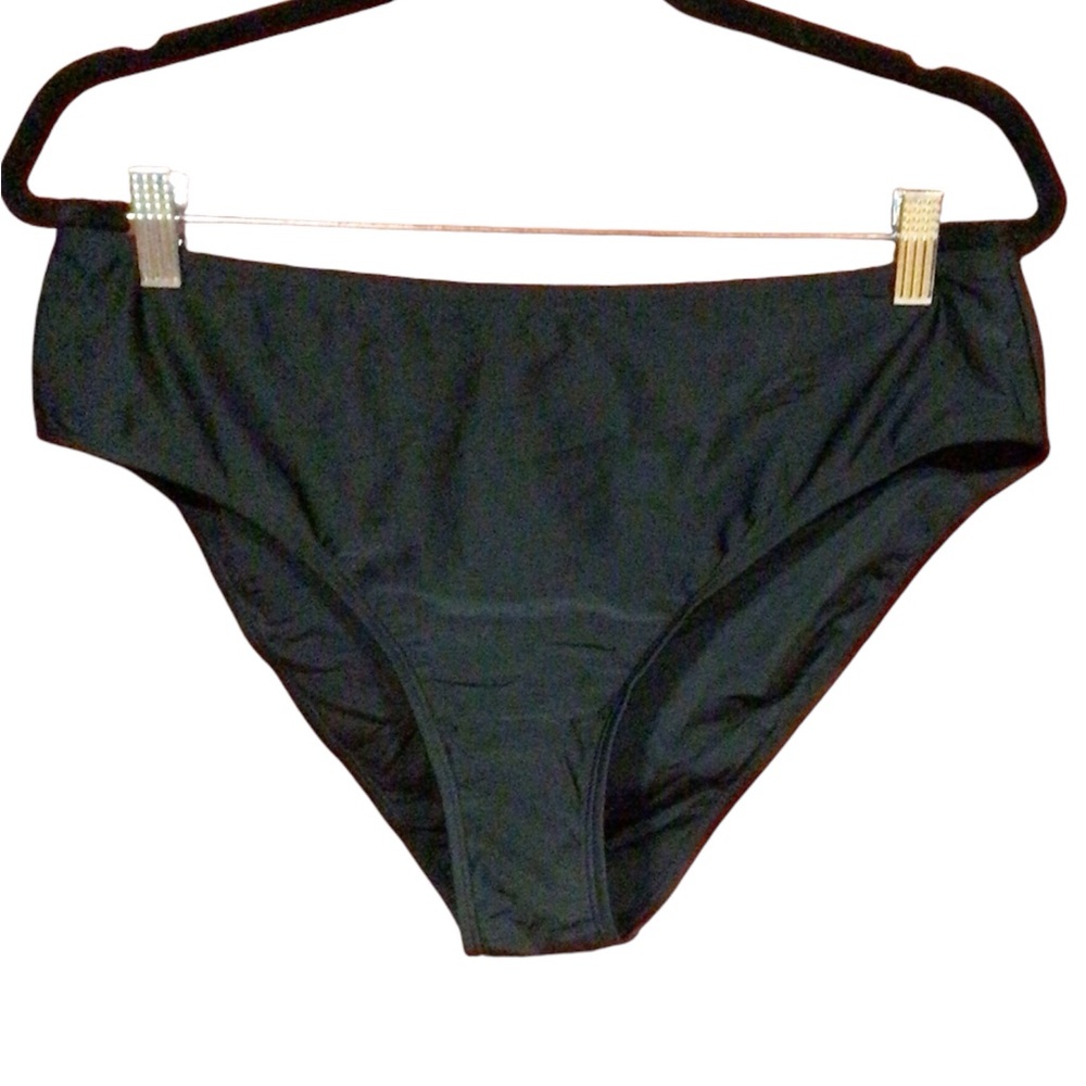 Black womens bikini bottoms size XL